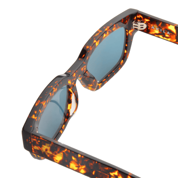 Zed / Havana Tortoise Acetate & Viridian Lens - Shade Files